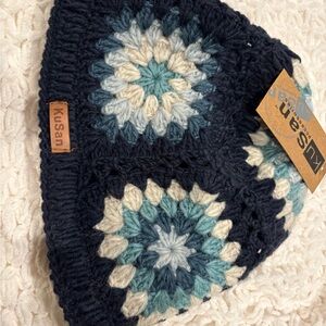 100% Wool Crocheted Beanie